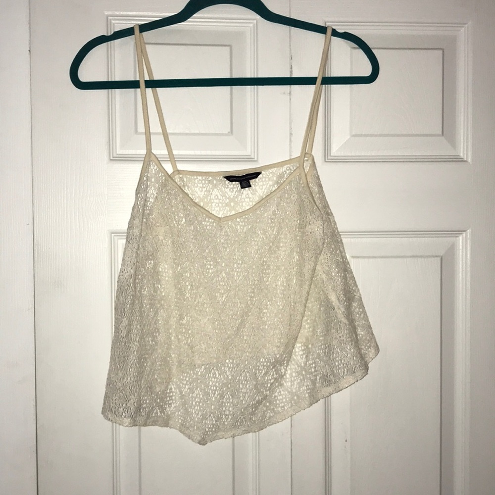 lace crop top